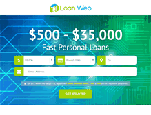 Tablet Screenshot of loan-web.com
